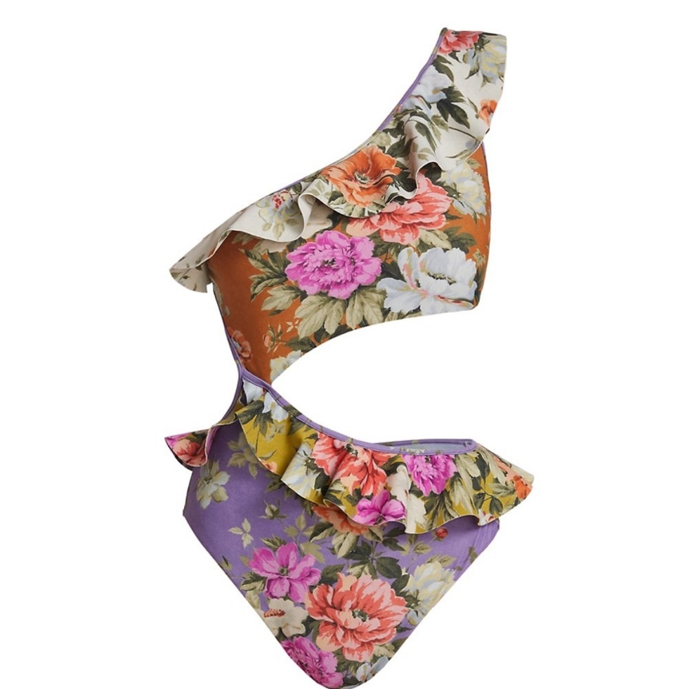 NWT Zimmermann Paddie Swimsuit. Never worn, new with tags from Saks. Size 3.